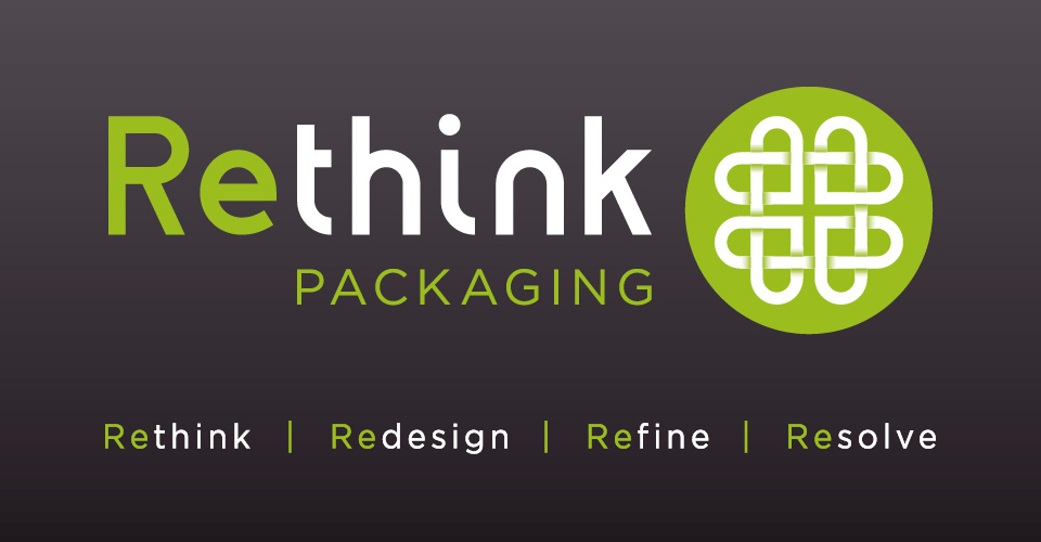 Rethink Packaging branding by Wayne Barron - Rethink | Redesign | Refine | Resolve